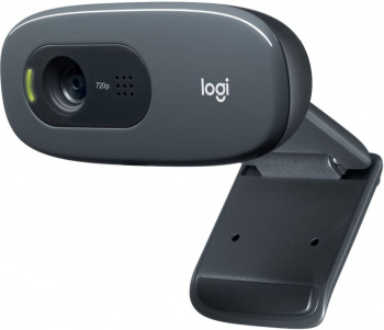 Веб-камера LOGITECH HD Webcam C270 black 0.9Mpix (1280x720) USB2.0 с микрофоном черный [960-000584]