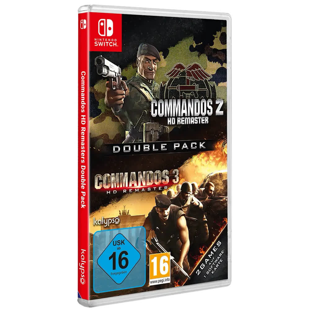 Commandos 2 & Comandos 3 HD Remaster Double Pack [Nintendo Switch, русские субтитры]