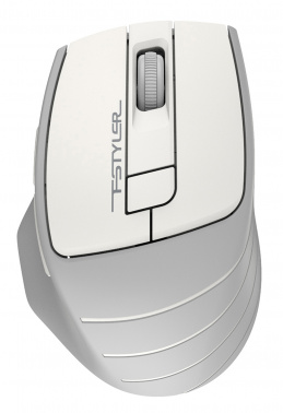 Беспроводная мышь A4TECH Fstyler FG30S (2000dpi) silent (6but), белый/серый (1/60)