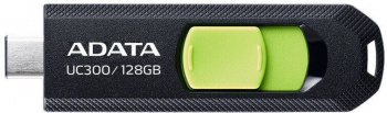 USB 3.2  128GB  A-Data  UC300  чёрный/зелёный