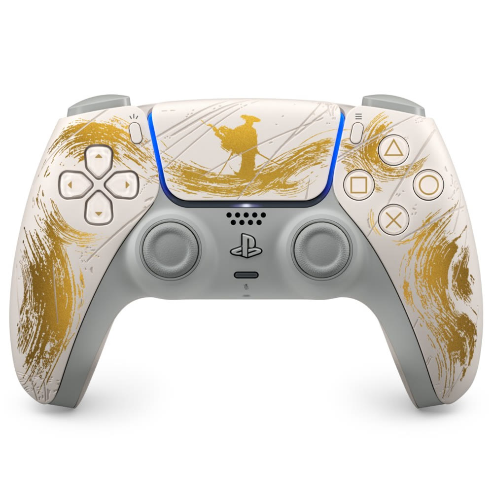 Джойстик PS-5 DualSense Ghost of Yotei Gold Limited Edition