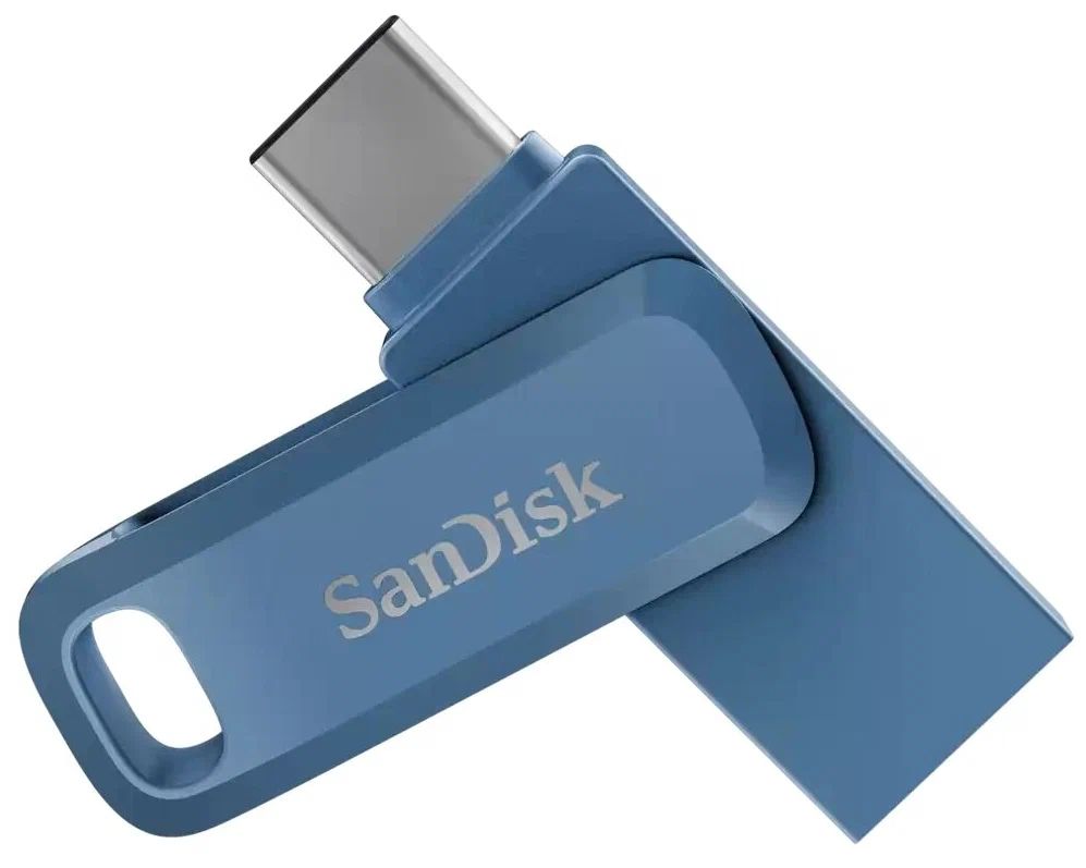 USB 3.1  64GB  SanDisk  Ultra Dual Drive USB Type-C, голубой