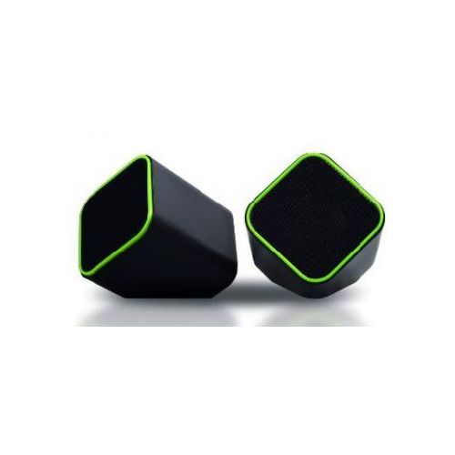 Акустическая 2.0 система SmartBuy Cute, чёрные/зелёные, USB (1/60)