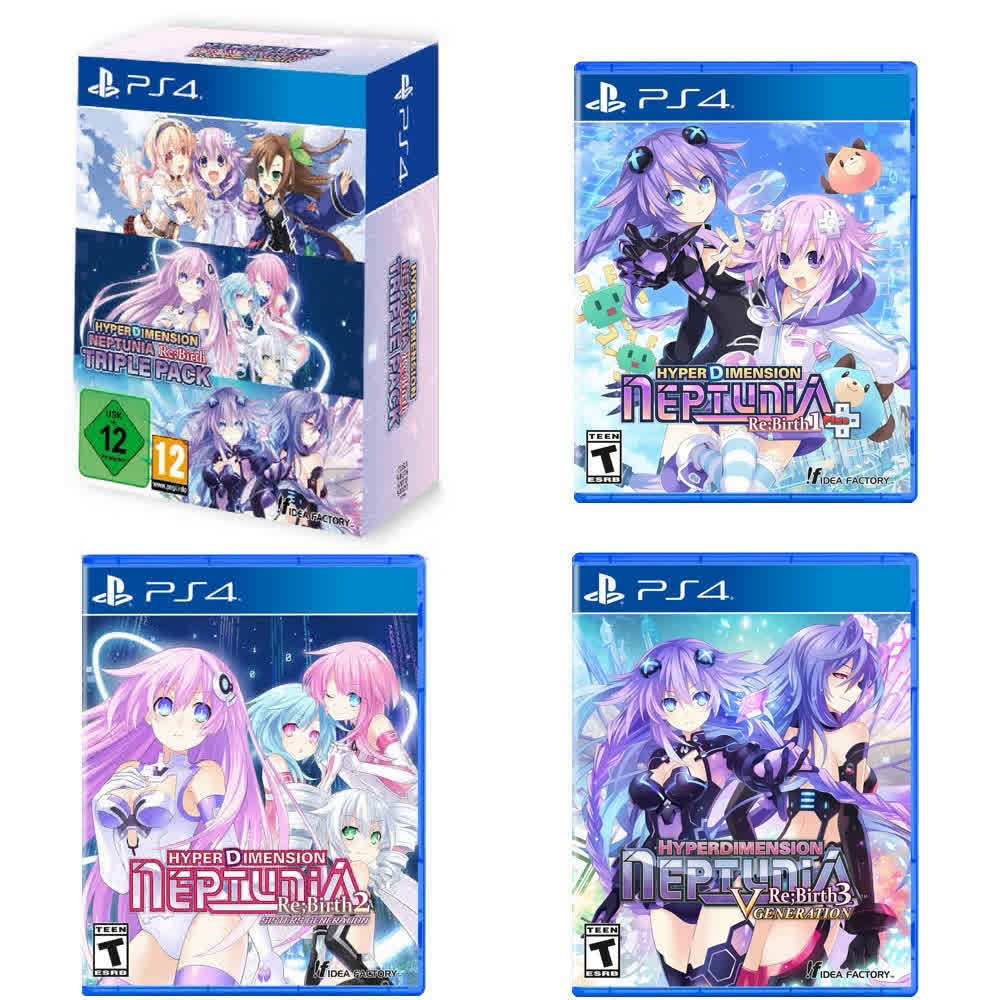 Hyperdimension Neptunia Re;Birth Series (1-3) Triple Pack [PS4, английская версия]