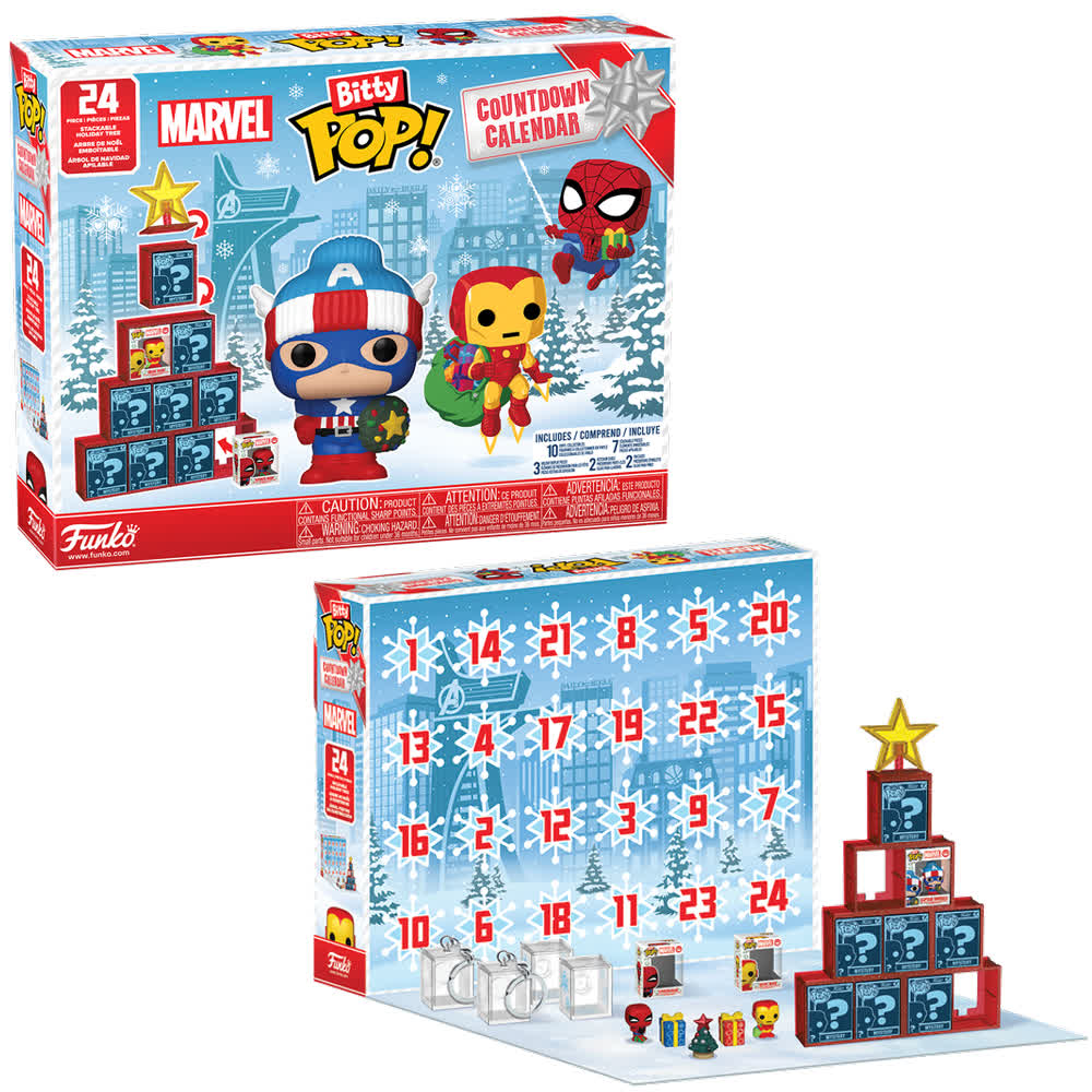 Адвент-календарь Funko Bitty Pop! Countdown Calendar: Marvel Comics