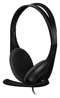 Гарнитура A4TECH HU-9 1.8м накладные USB оголовье (HU-9 (BLACK)), черный (1/30)
