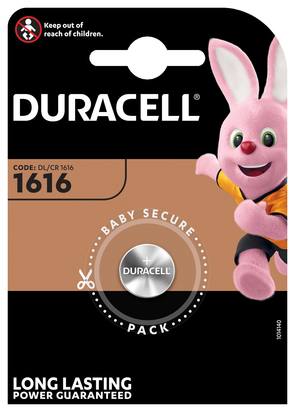 Элемент питания DURACELL  CR 1616  BL1 (1/10/100/12000)