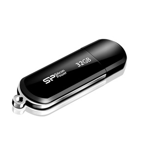 USB  64GB  Silicon Power  LuxMini 322 черный