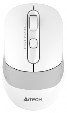 Беспроводная мышь A4TECH Fstyler FB10C (2000dpi) BT/Radio (4but), белый (1/40)