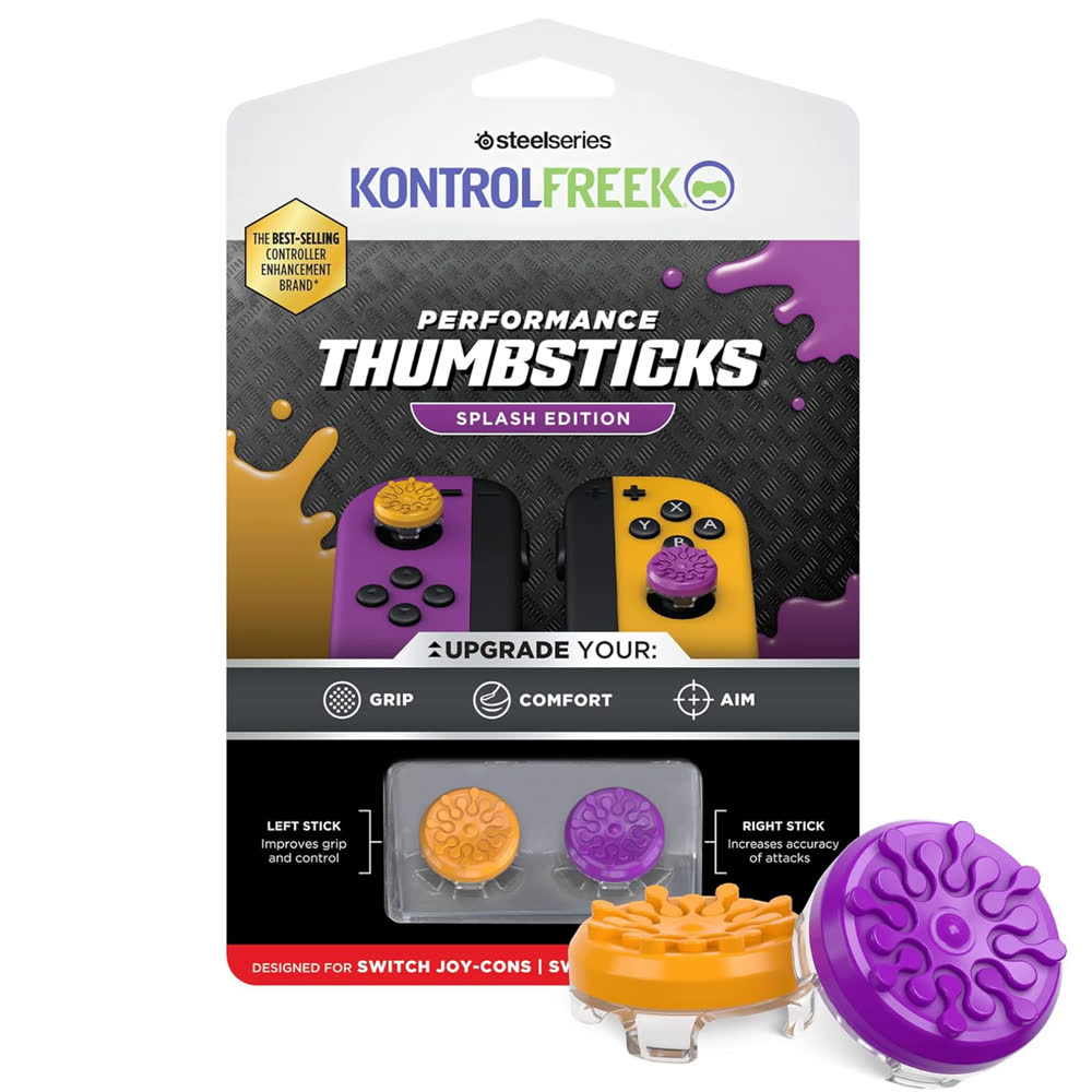 Насадка Nintendo Switch KontrolFreek Splash Edition Orange/Purple |9