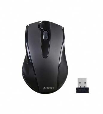 Беспроводная мышь A4TECH V-Track G9-500FS (1000dpi) silent USB (4but), черный (1/60)