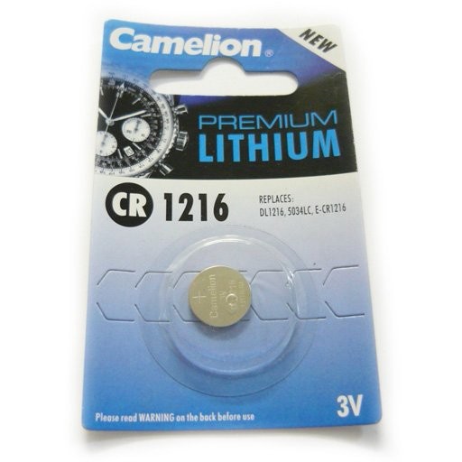 Элемент питания CAMELION  CR 1216  BL1   (10/1800)