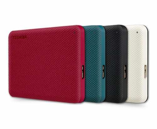 Внешний HDD  Toshiba  1 TB Canvio Advance красный, 2.5", USB 3.0