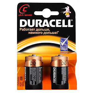 Элемент питания DURACELL  LR14  BL2  BASIC  (2/20/6440)