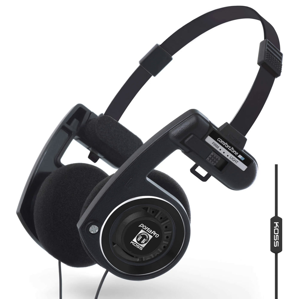Наушники проводные Koss Porta Pro On Ear Classic Headphones, Black