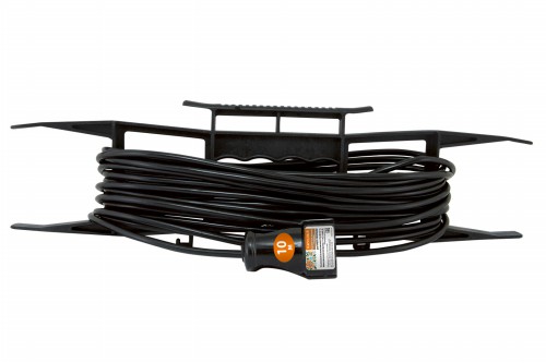 Удлинитель НАРОДНЫЙ, шнур на рамке силовой ПВС 1300 Вт б/з, 10м, штепс. гнездо